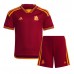 AS Roma Andrea Belotti #11 Hjemme Trøje Børn 2023-24 Kortærmet (+ Korte bukser)